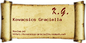 Kovacsics Graciella névjegykártya